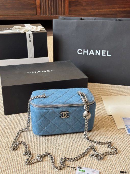 Chanel denim long box