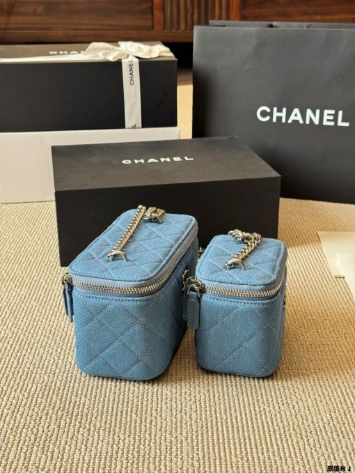 Chanel denim long box - Image 8